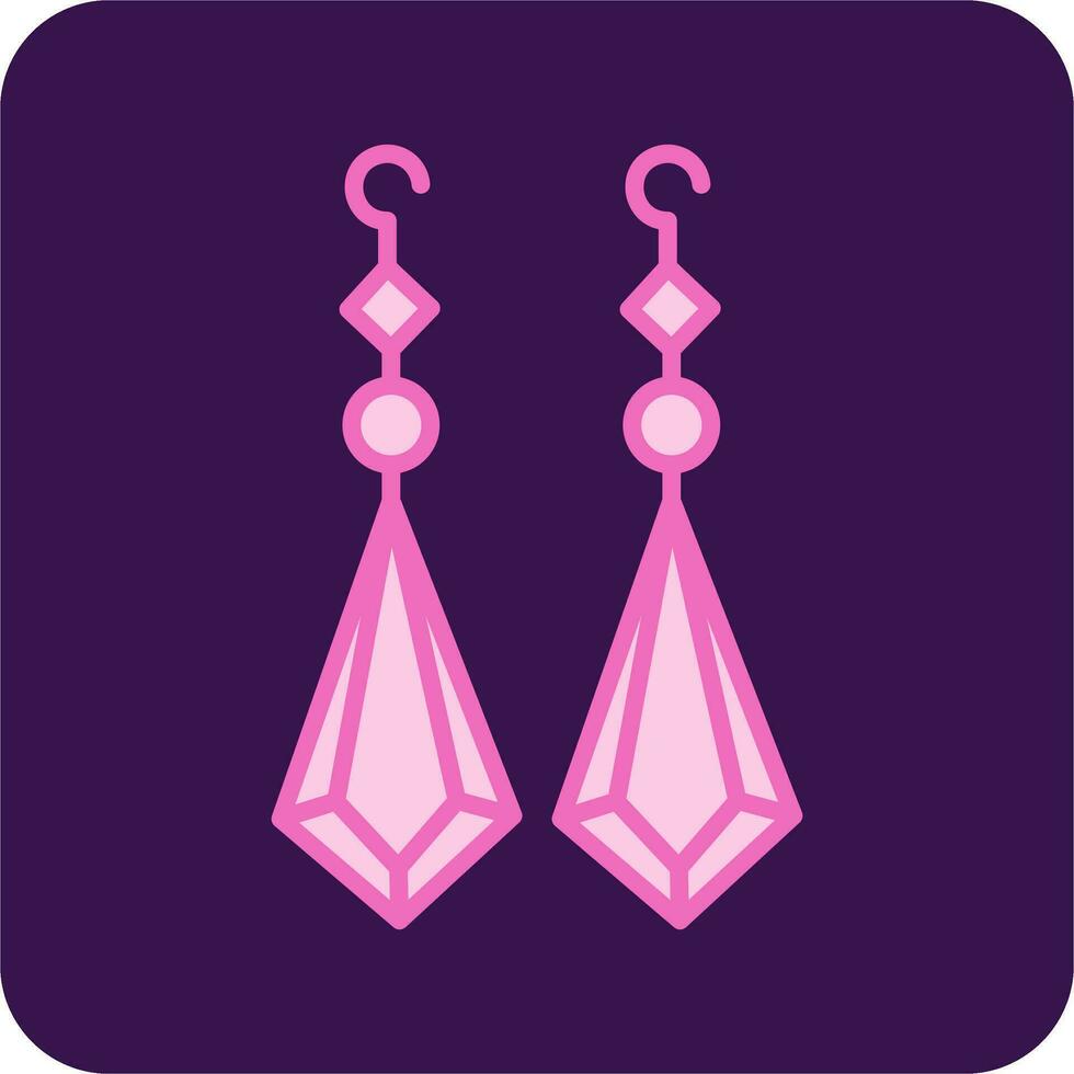 Earrings Vector Icon