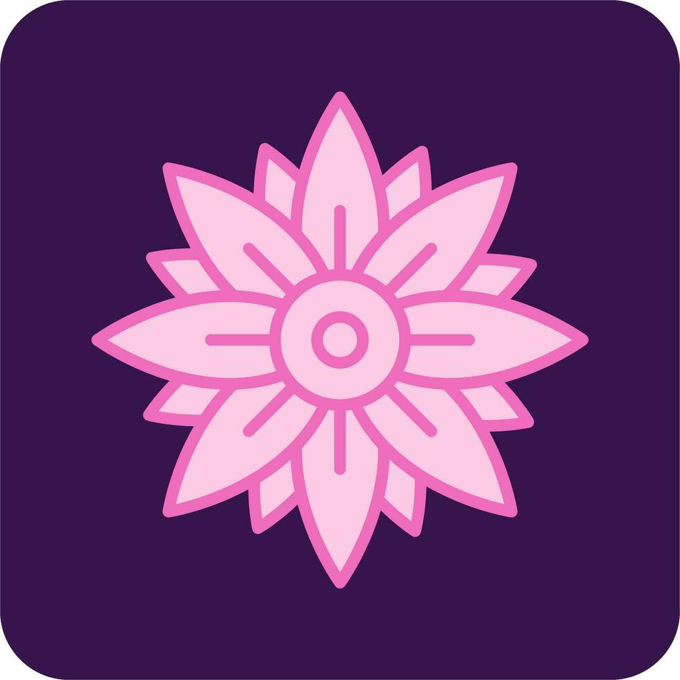 Chrysanthemum Vector Icon