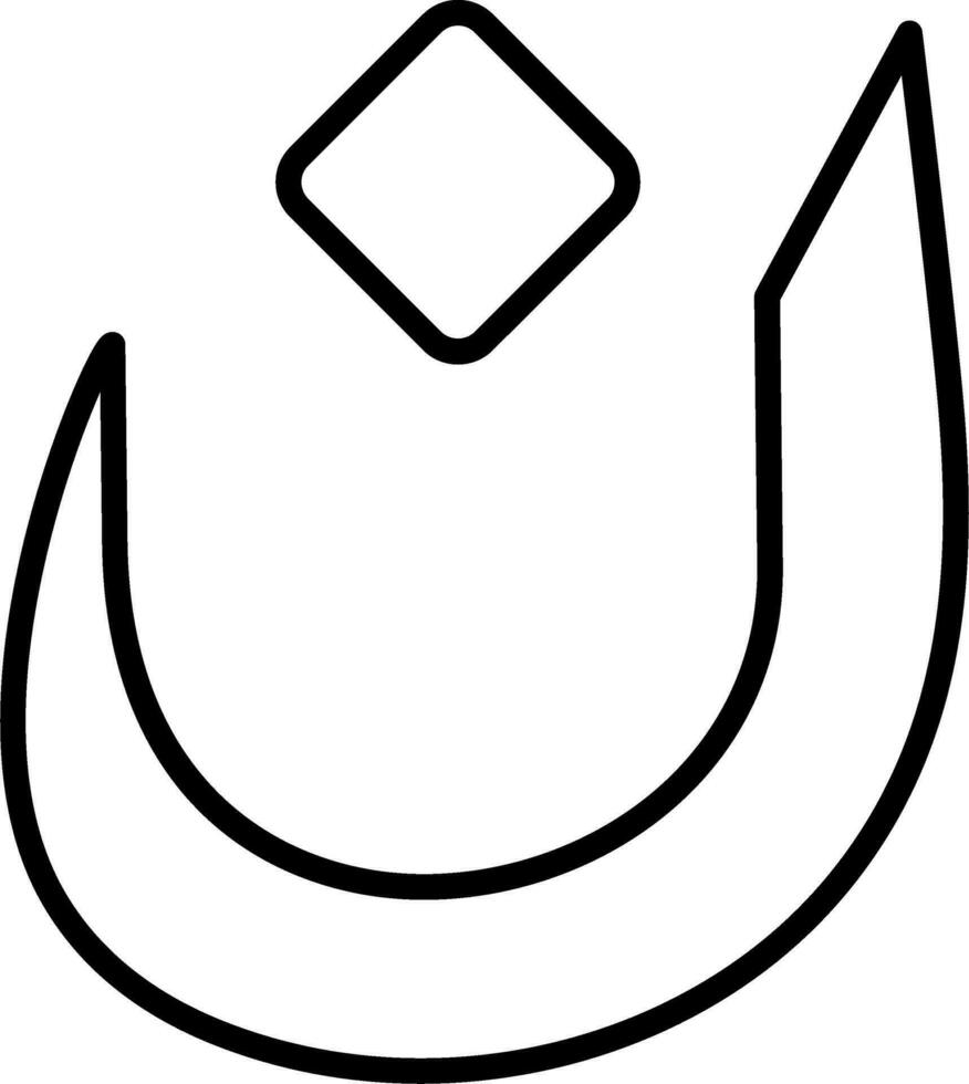 Arabic Language Vector Icon