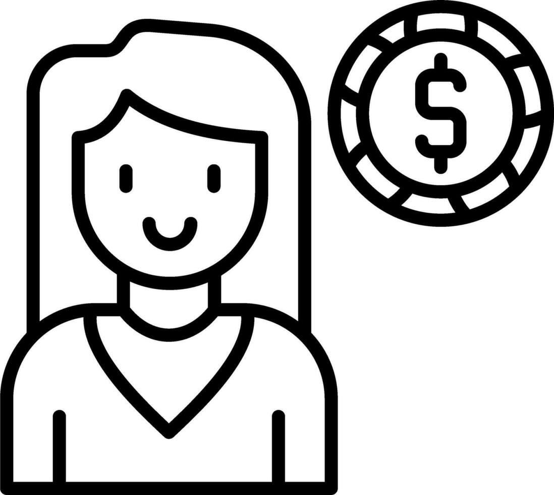 Financial Advisor Vector Icon