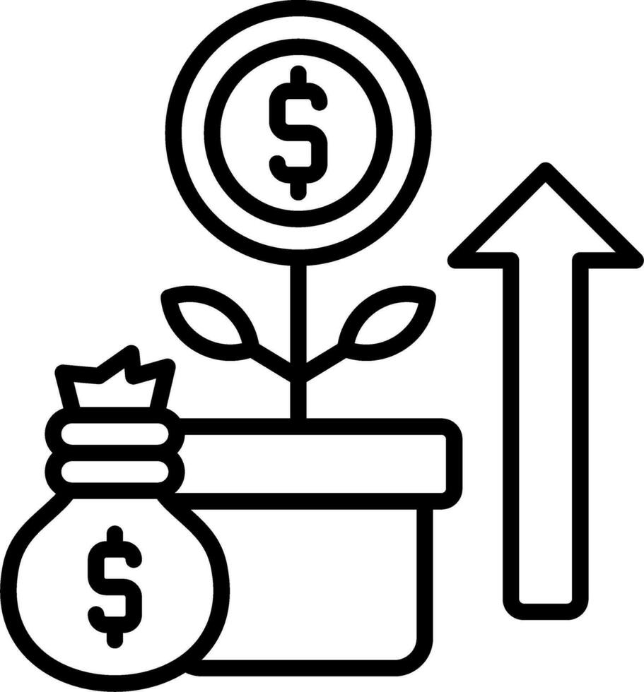 Growth Vector Icon