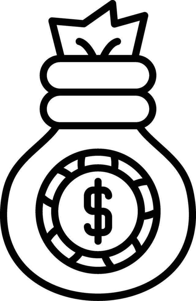Money Bag Vector Icon