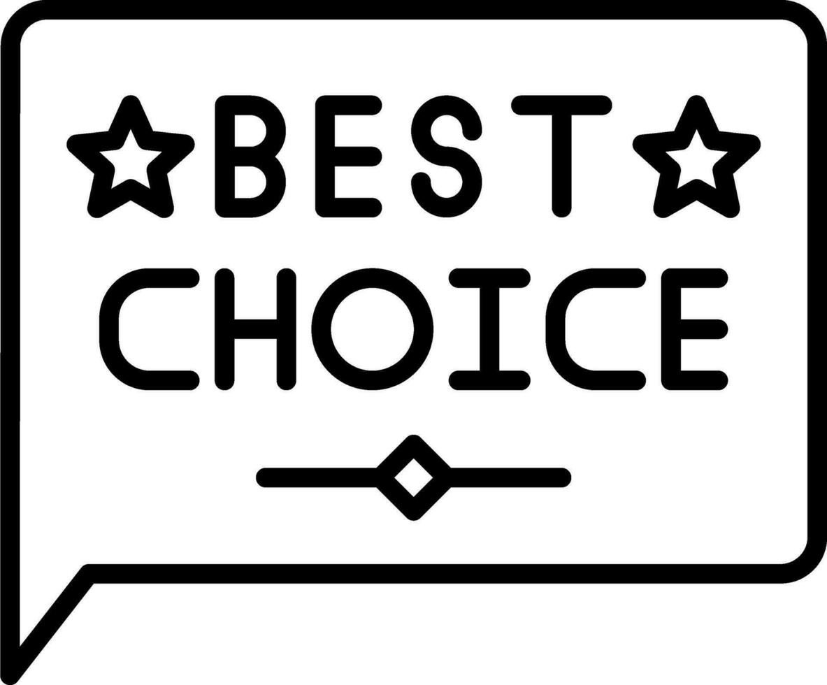 Best Choice Vector Icon