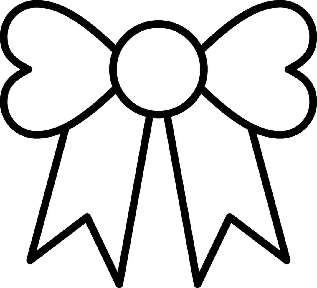 Ribbon Bow Vector Icon