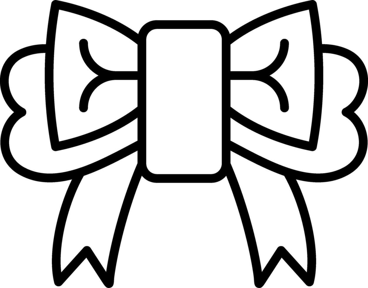 Ribbon Bow Vector Icon