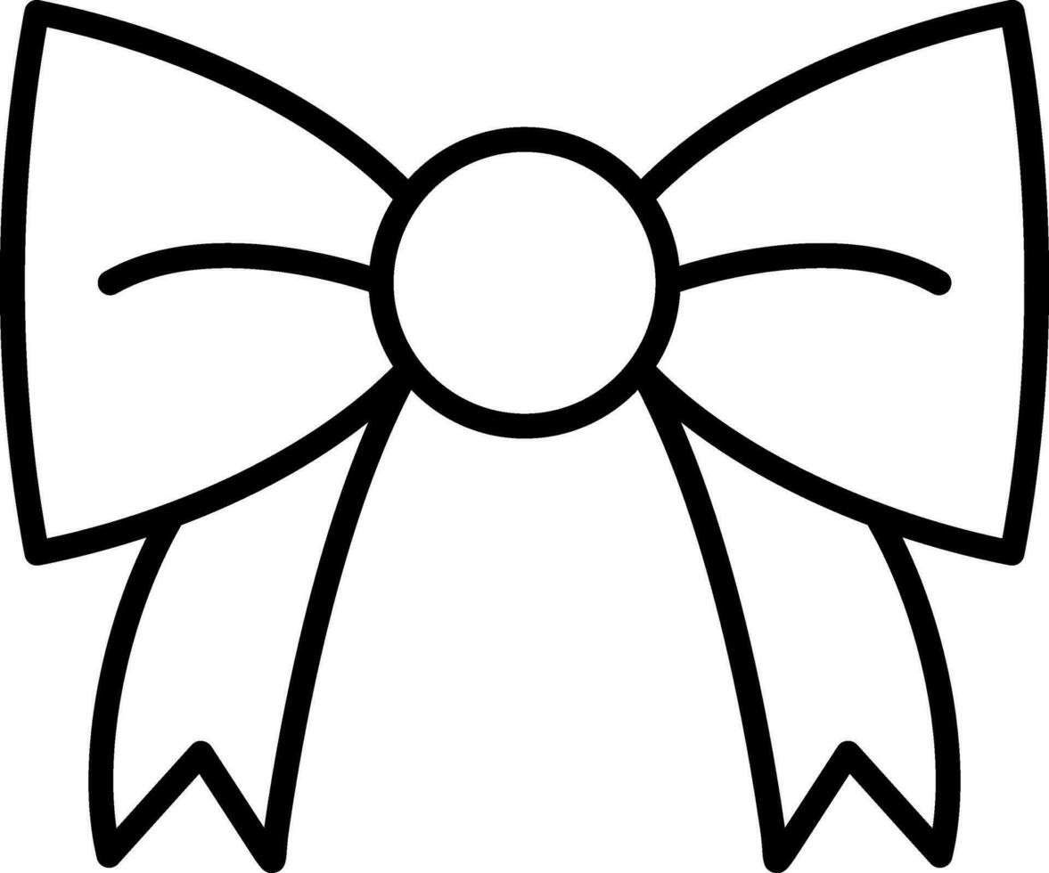 Ribbon Bow Vector Icon