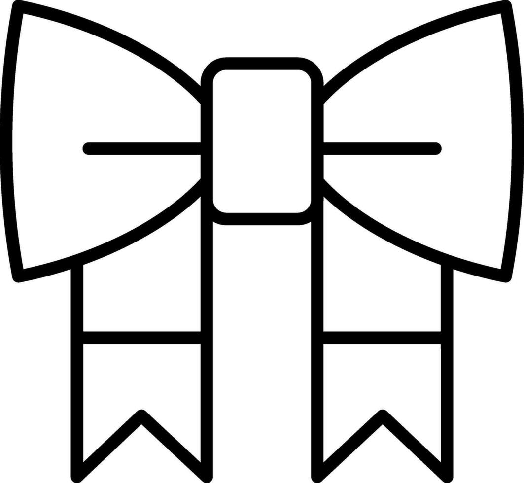 Ribbon Bow Vector Icon