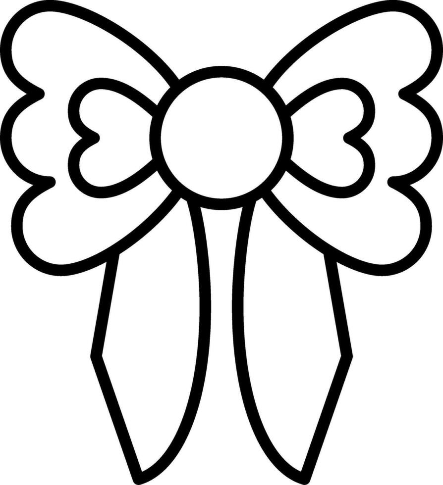 Ribbon Bow Vector Icon