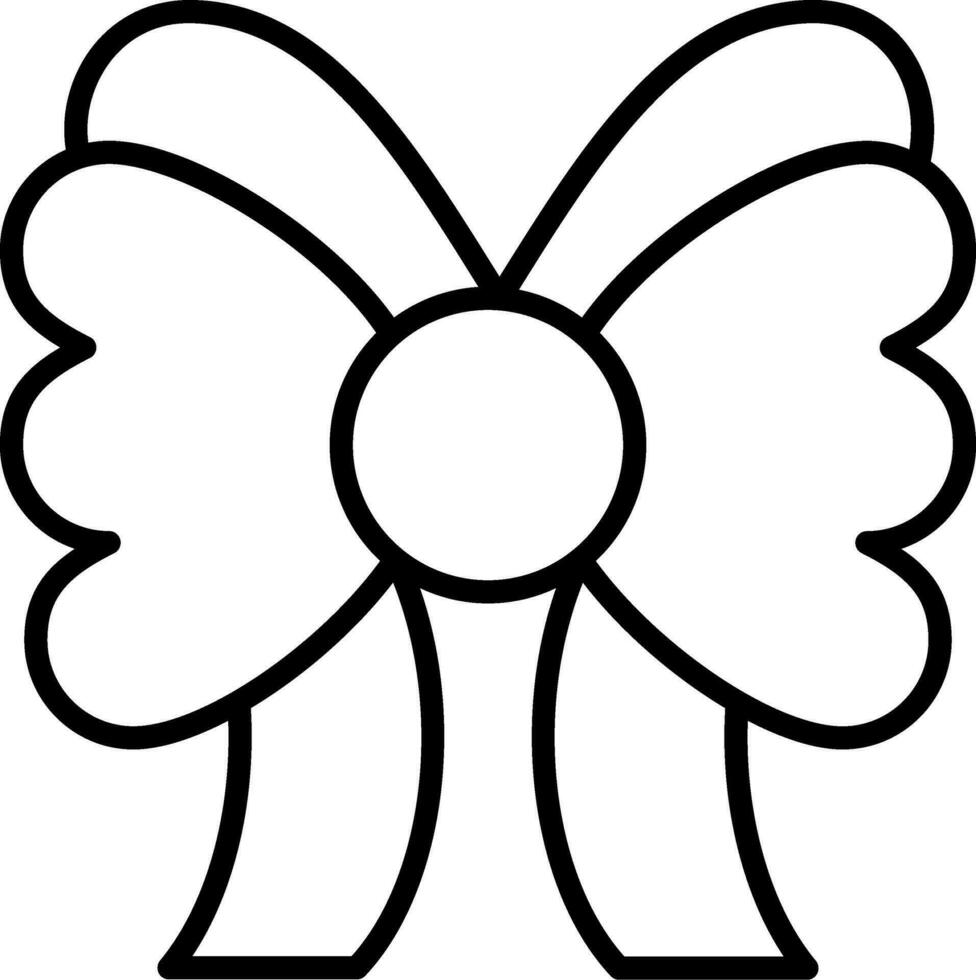 Ribbon Bow Vector Icon