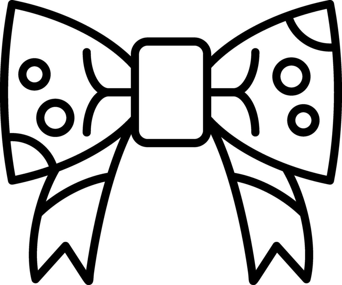 Ribbon Bow Vector Icon