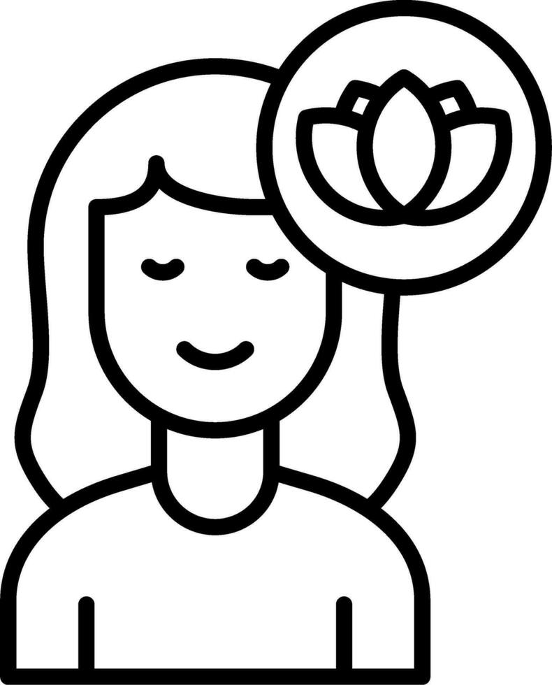 Calm Vector Icon