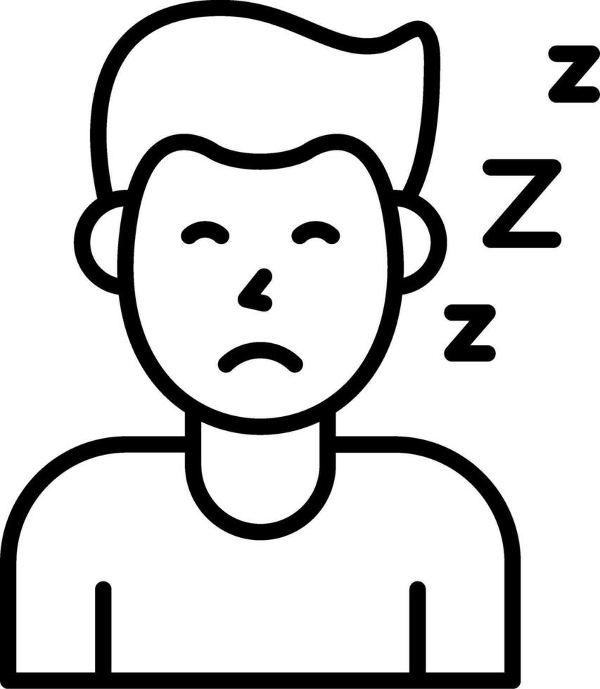 Bored Vector Icon