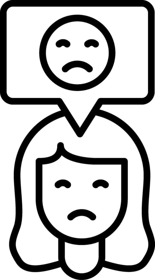 Pessimistic Vector Icon