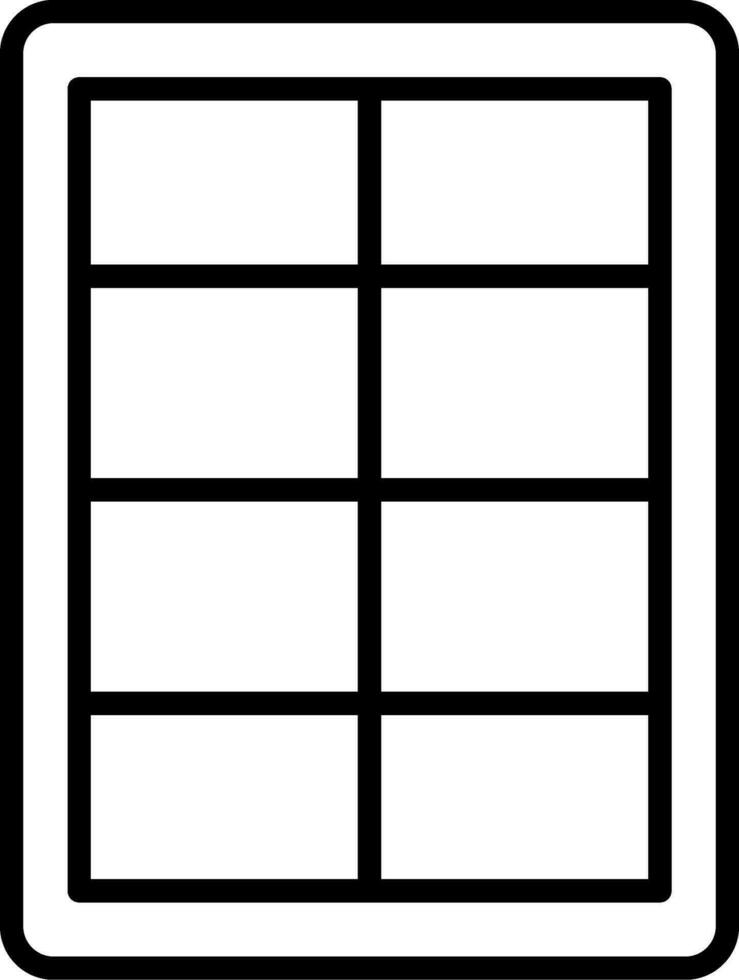 Window Vector Icon