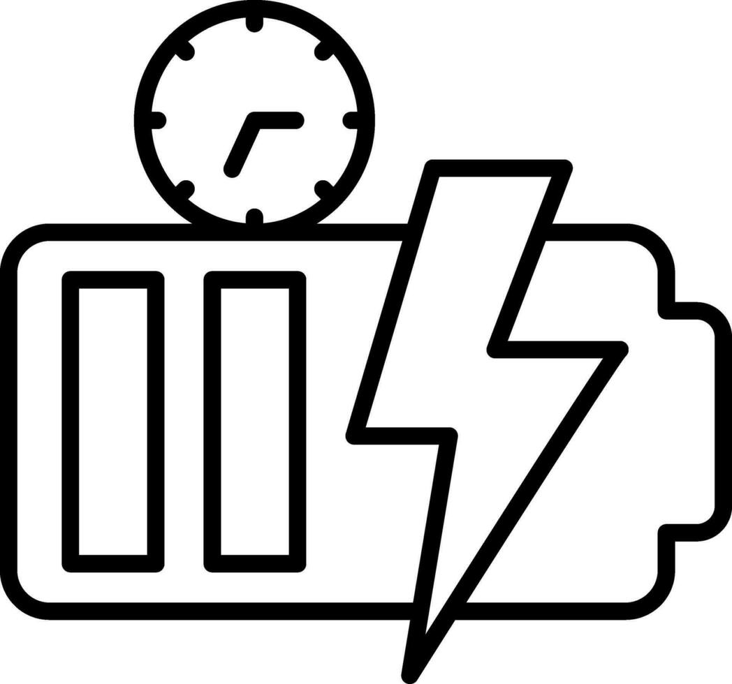 Fast Charge Vector Icon