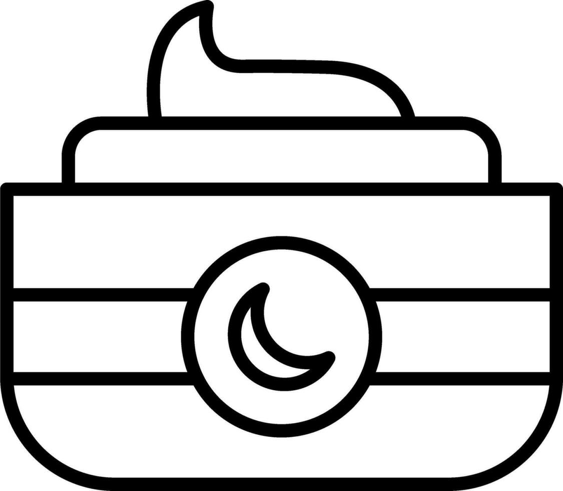 Night Cream Vector Icon