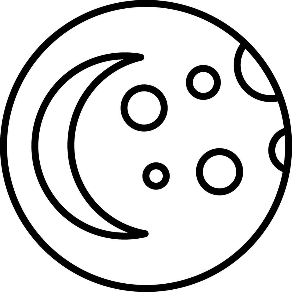 Moon Vector Icon