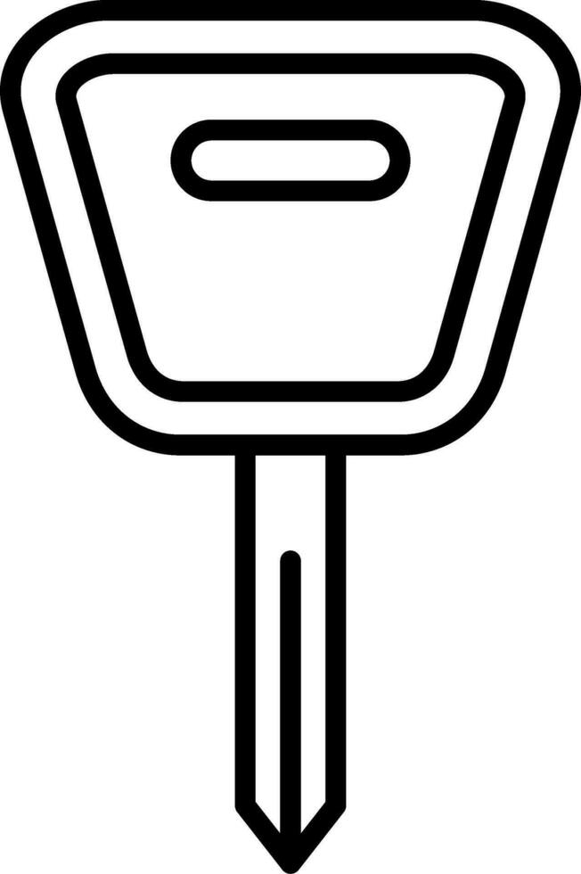 Car Key Vector Icon