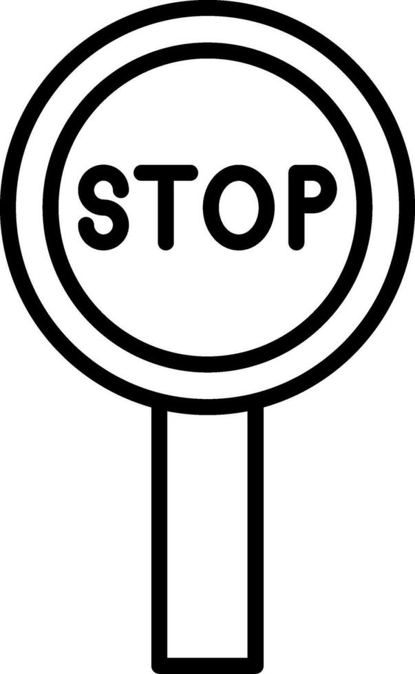 Stop Sign Vector Icon
