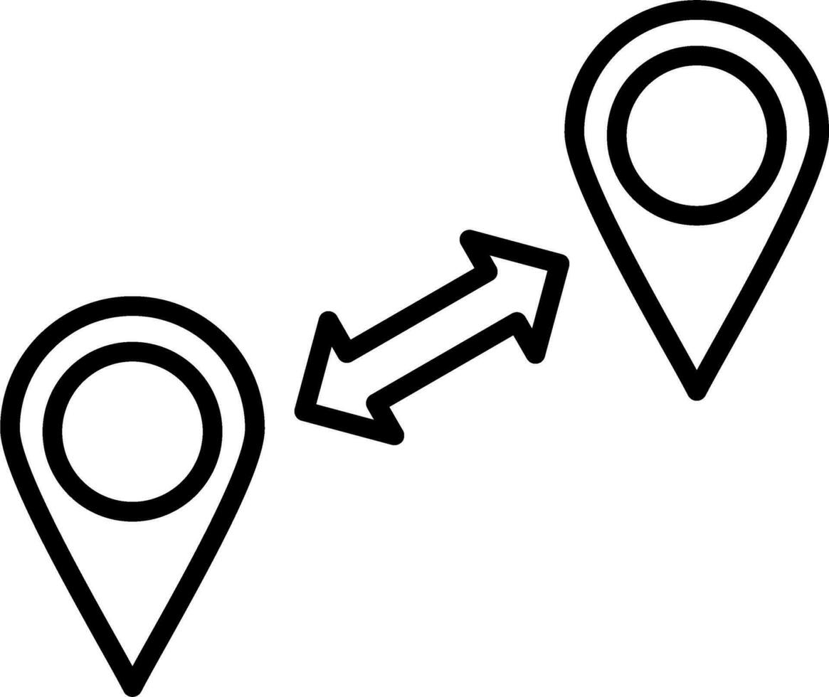 Distance Vector Icon