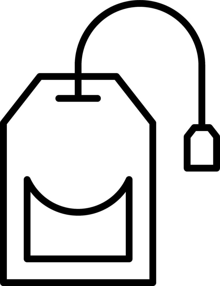 Tea Bag Vector Icon