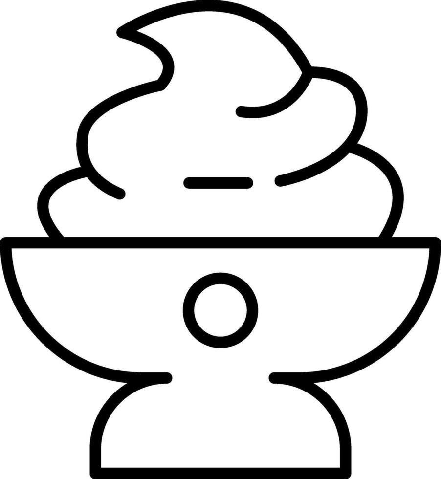 Cream Vector Icon