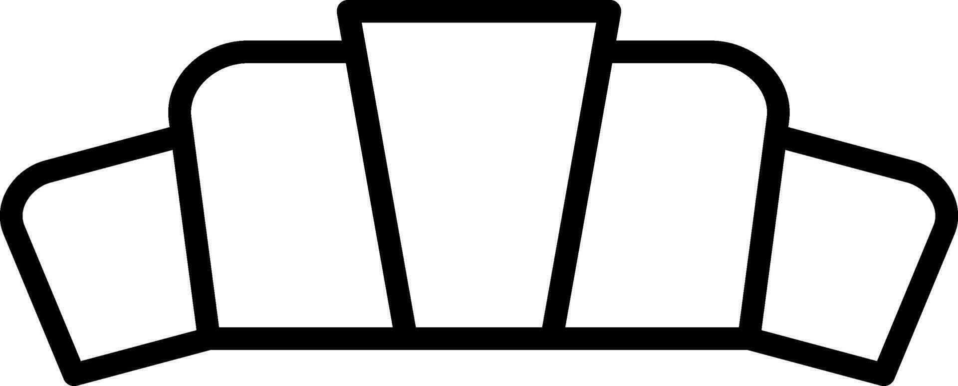 Croissant Vector Icon