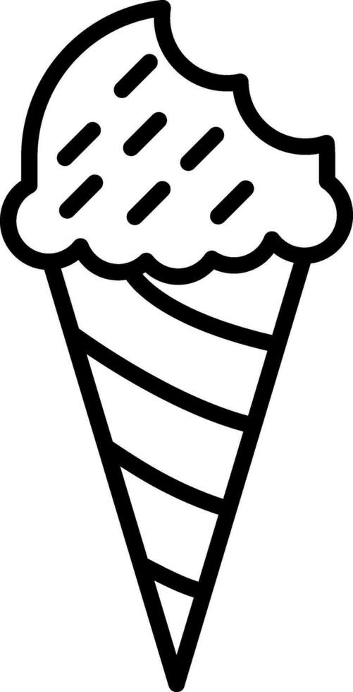 icono de vector de helado