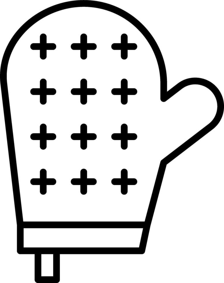 Oven Glove Vector Icon