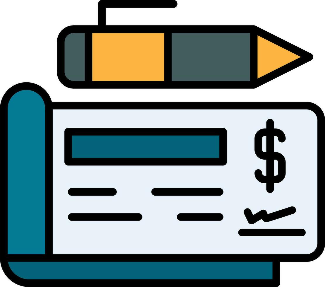 Checkbook Vector Icon