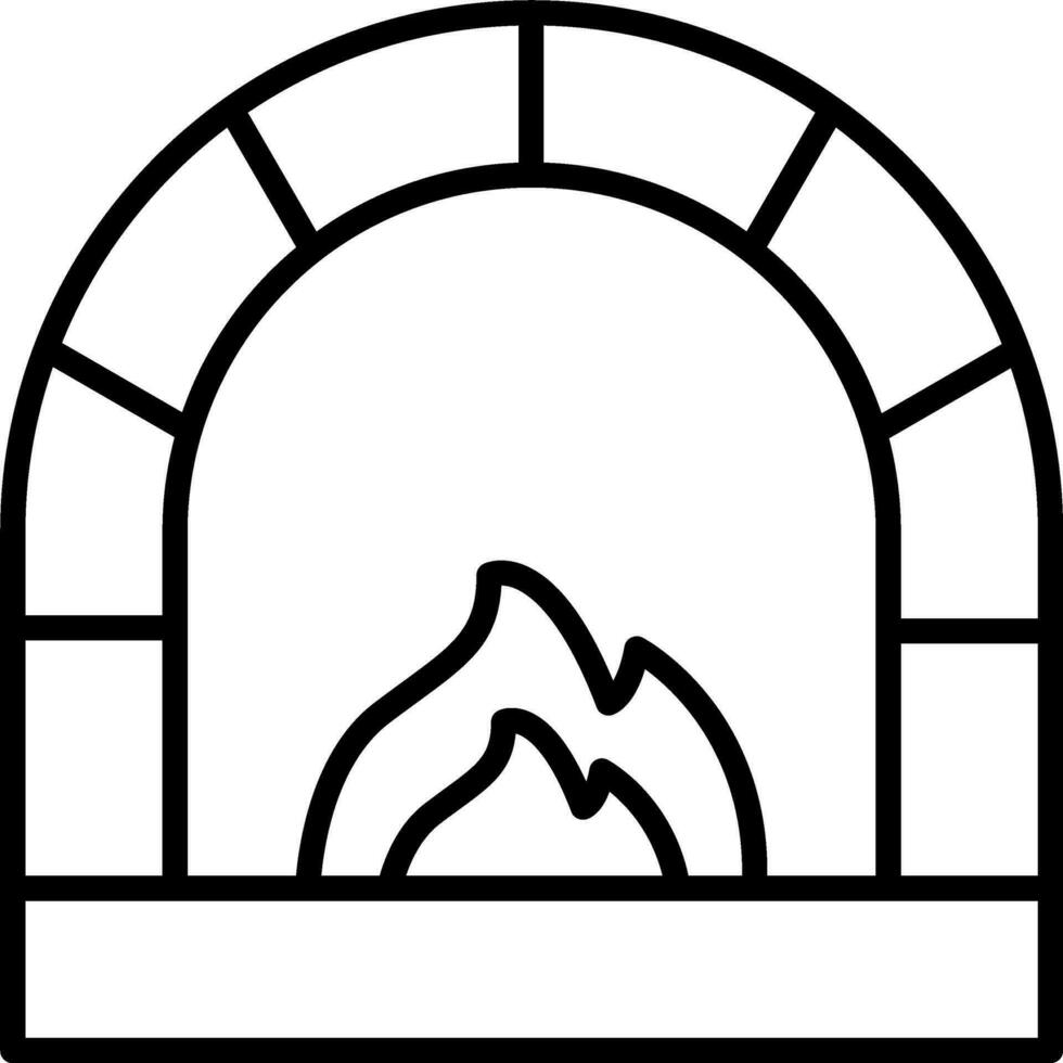 Stone Oven Vector Icon