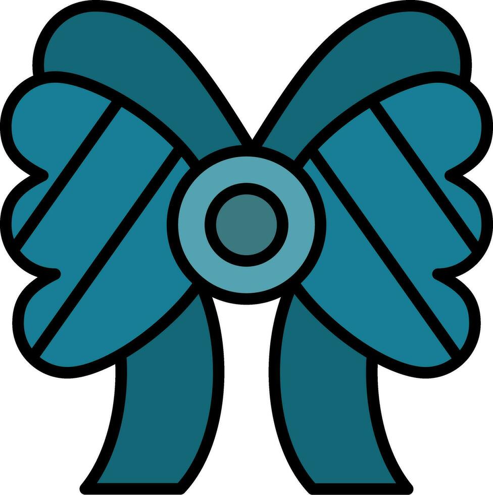 Ribbon Bow Vector Icon