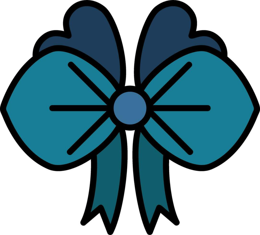 Ribbon Bow Vector Icon