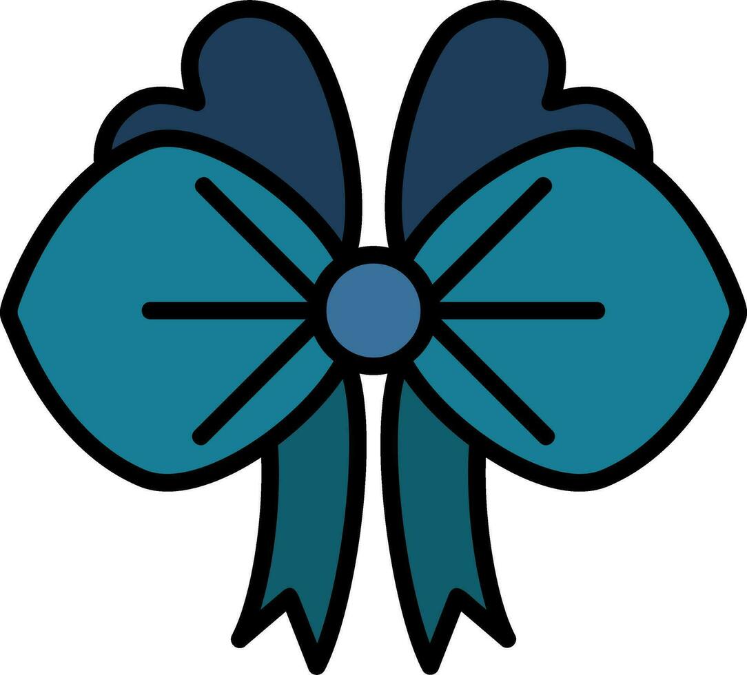 Ribbon Bow Vector Icon