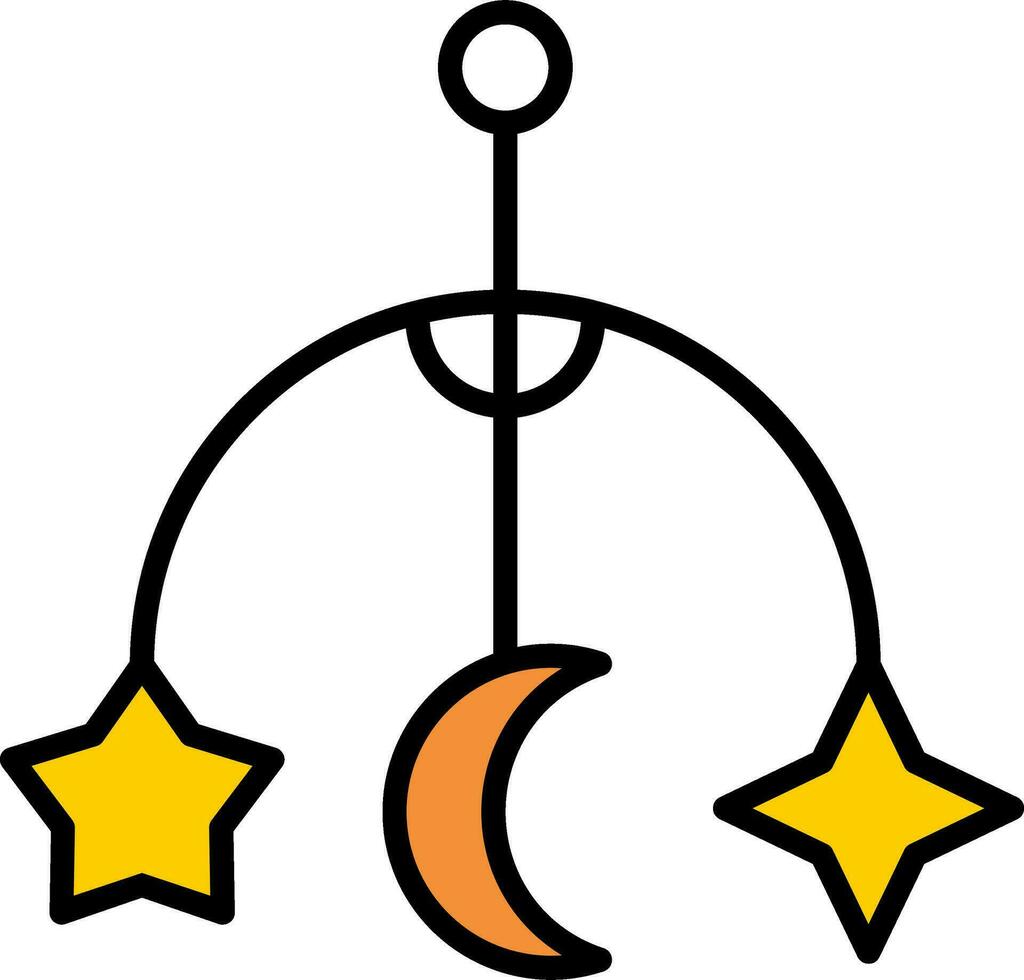Crib Toy Vector Icon
