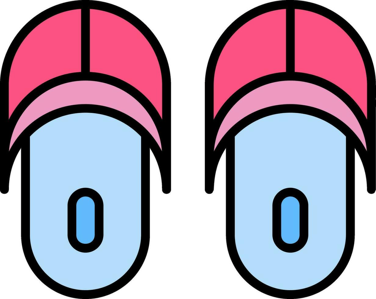 Slippers Vector Icon