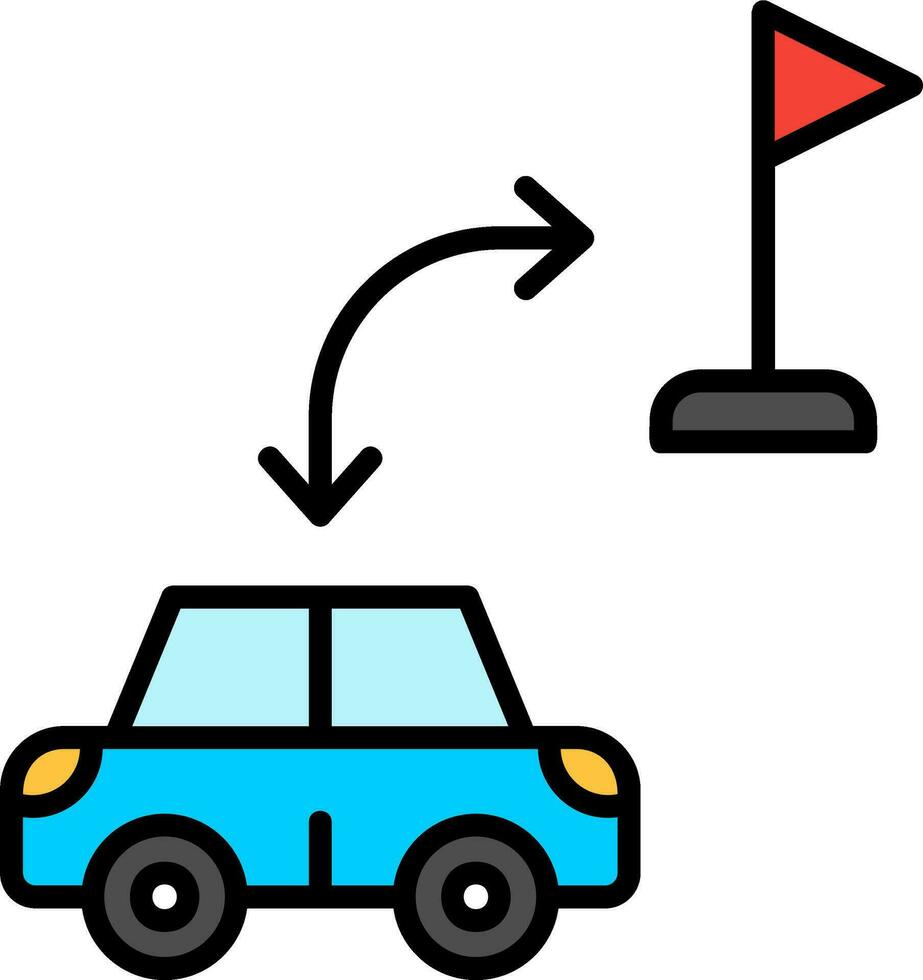 Driving School Vector Icon
