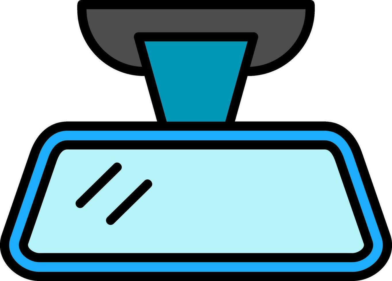 Rearview Mirror Vector Icon