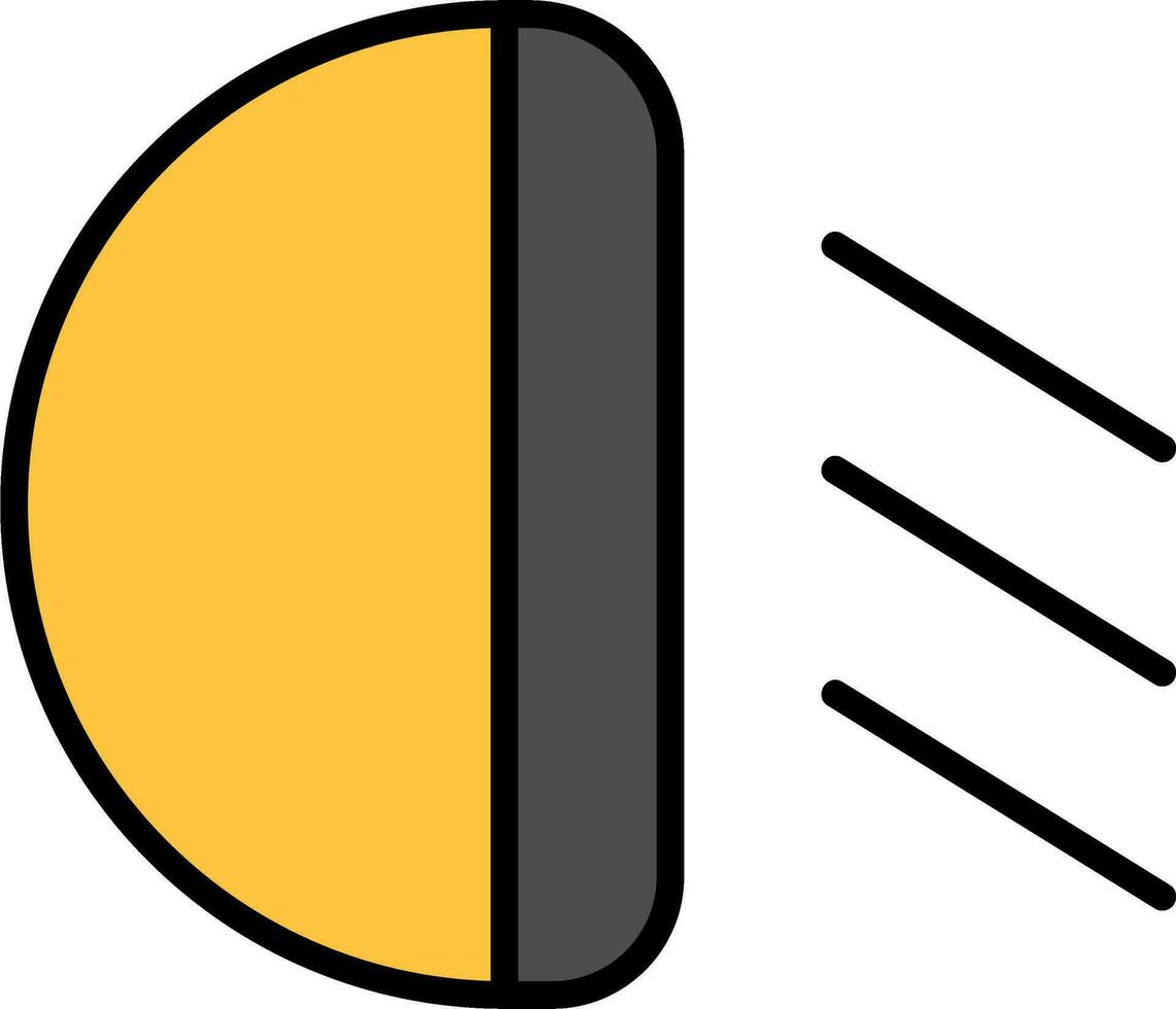 Car Light Vector Icon