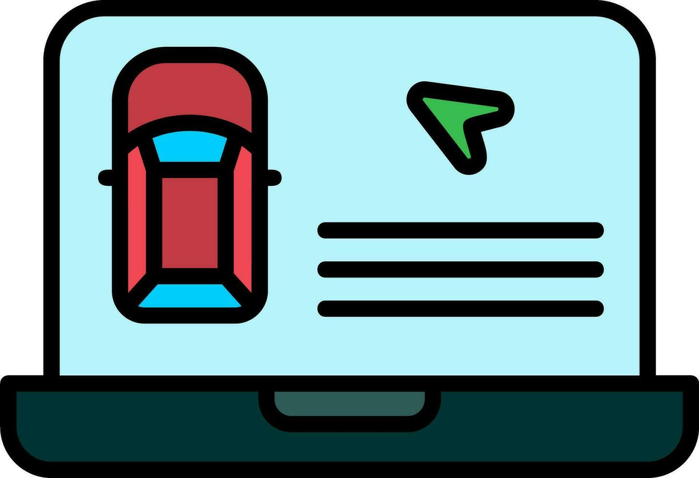 Online Education Vector Icon
