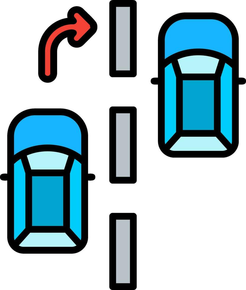 Overtake Vector Icon
