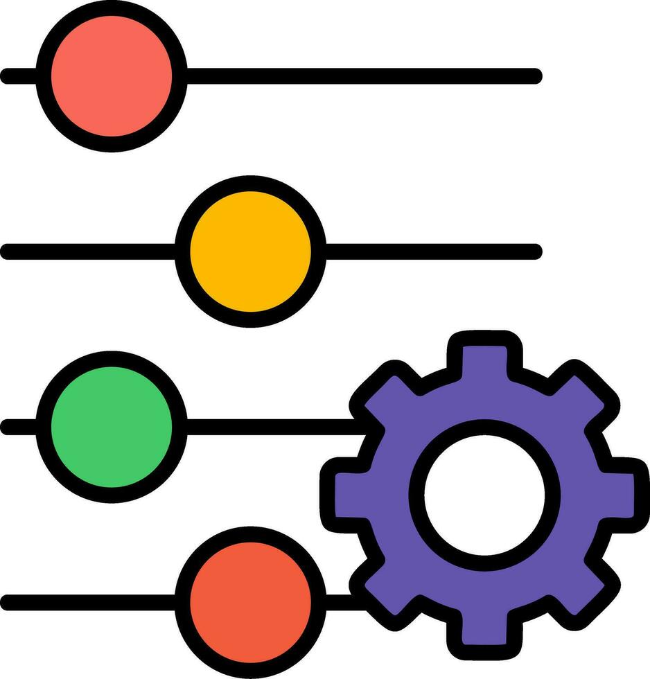 icono de vector de configuración