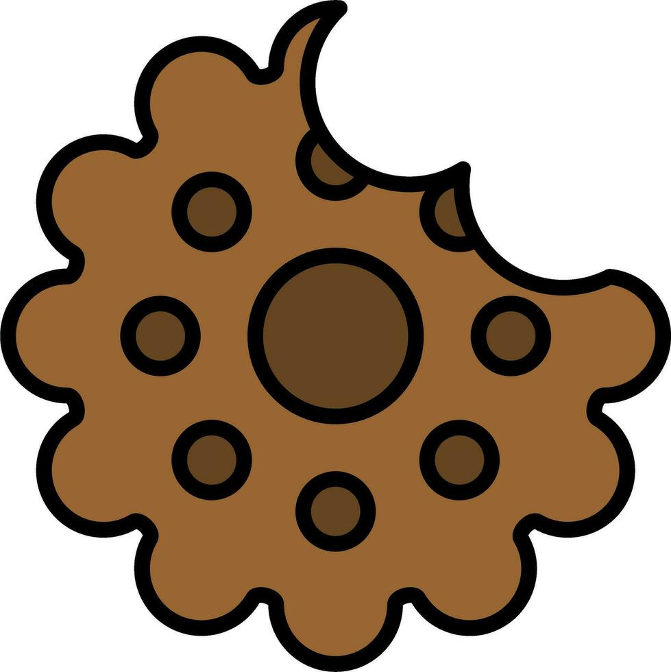 Biscuit Vector Icon