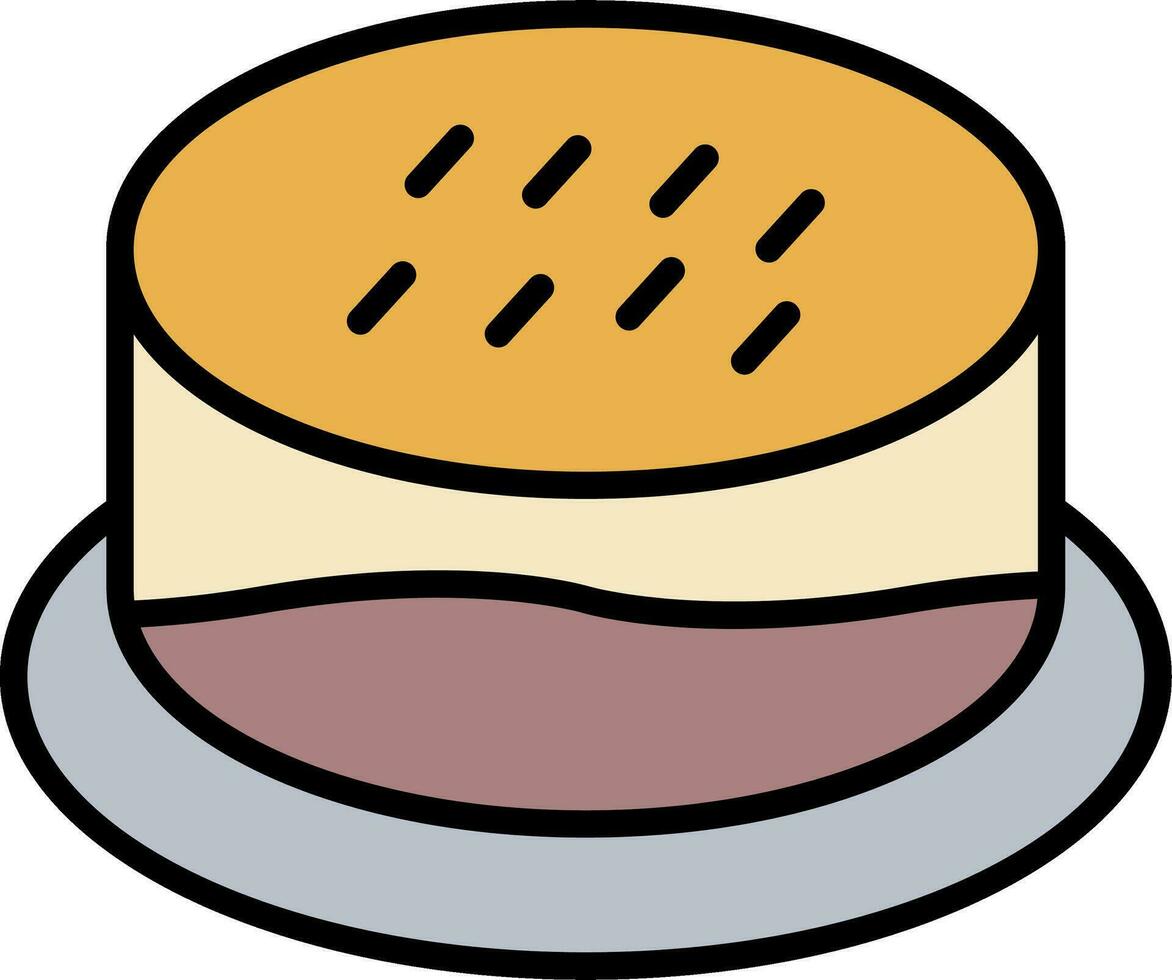 Cheesecake Vector Icon