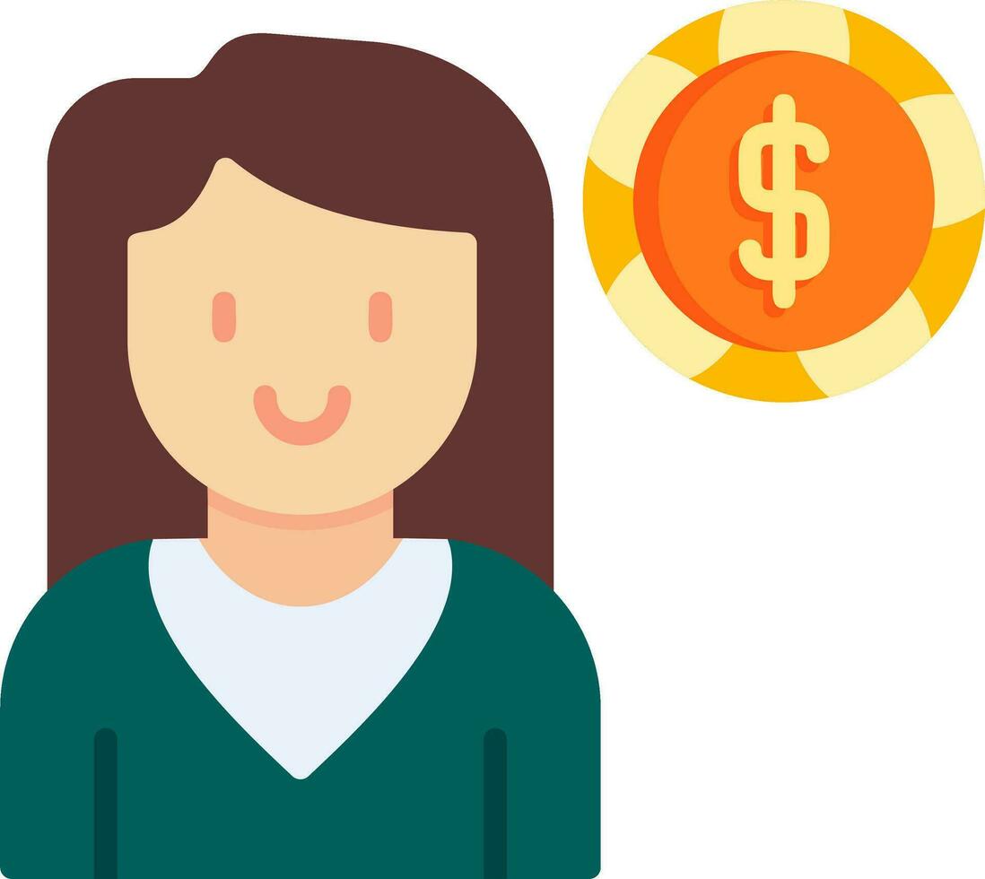 Financial Advisor Vector Icon