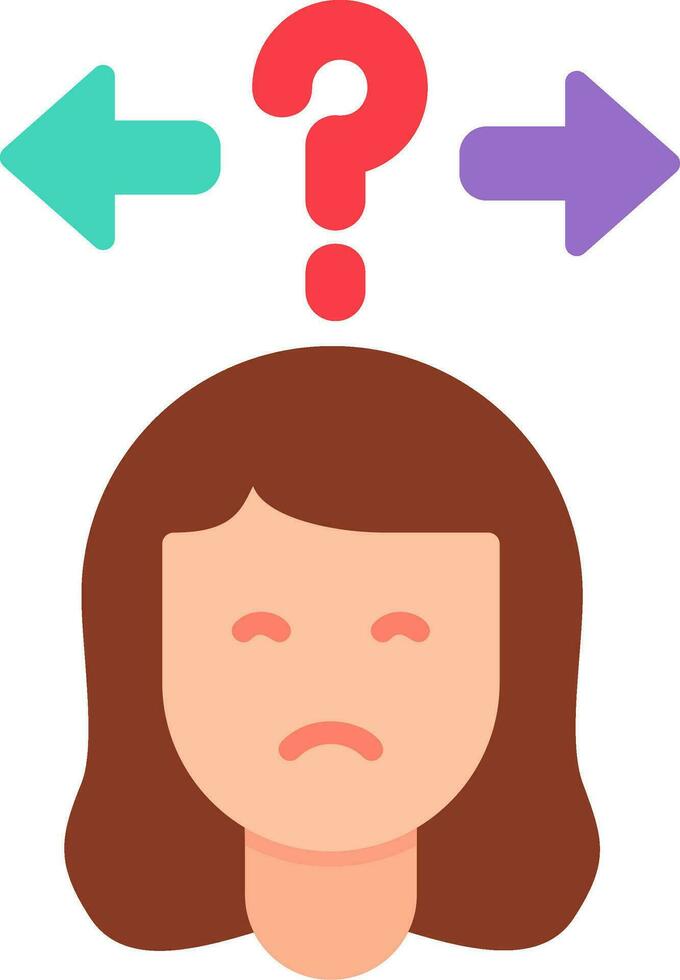 Uncertainty Vector Icon