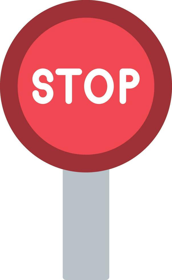 Stop Sign Vector Icon