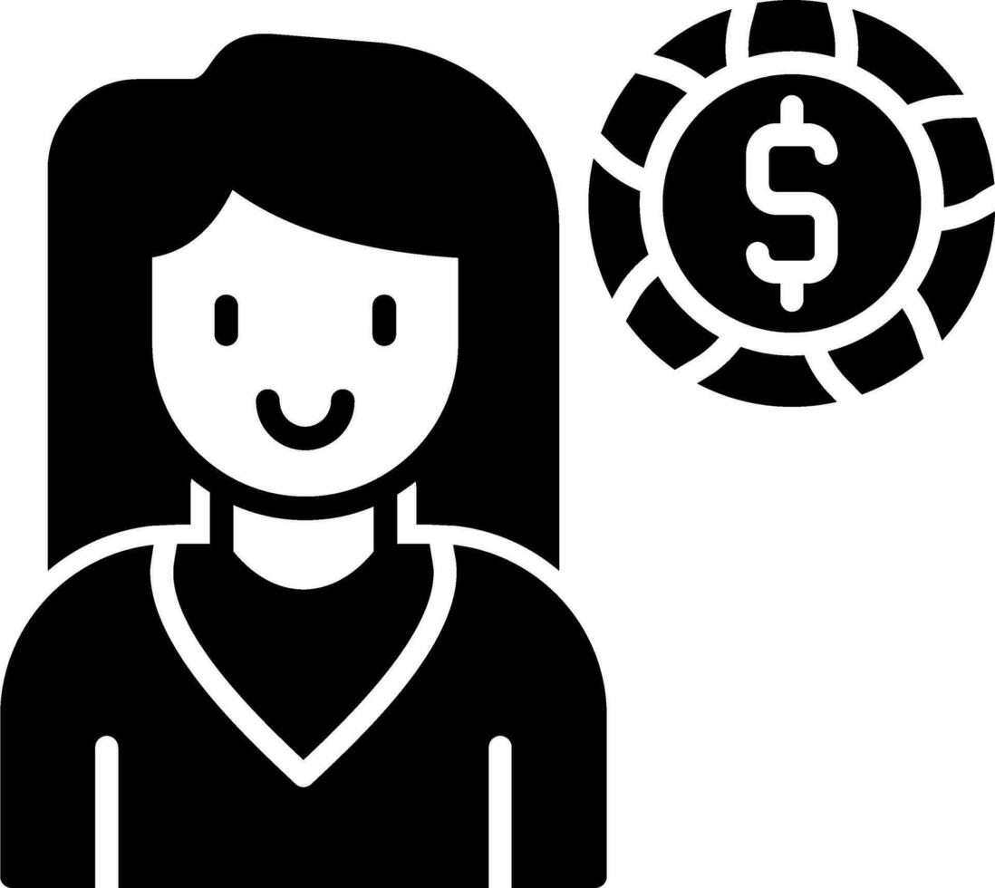 Financial Advisor Vector Icon
