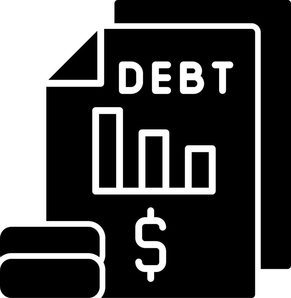 Debt Vector Icon