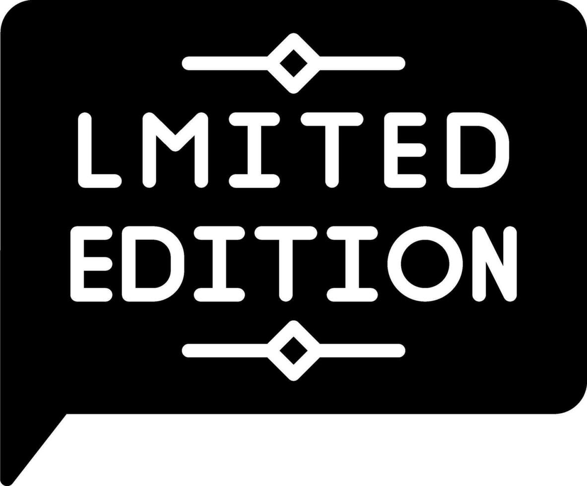 Limited Edition Vector Icon